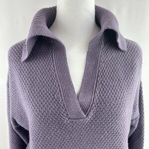 Icône by Simons Collared Soft Knit Sweater – Lavender – Women's small